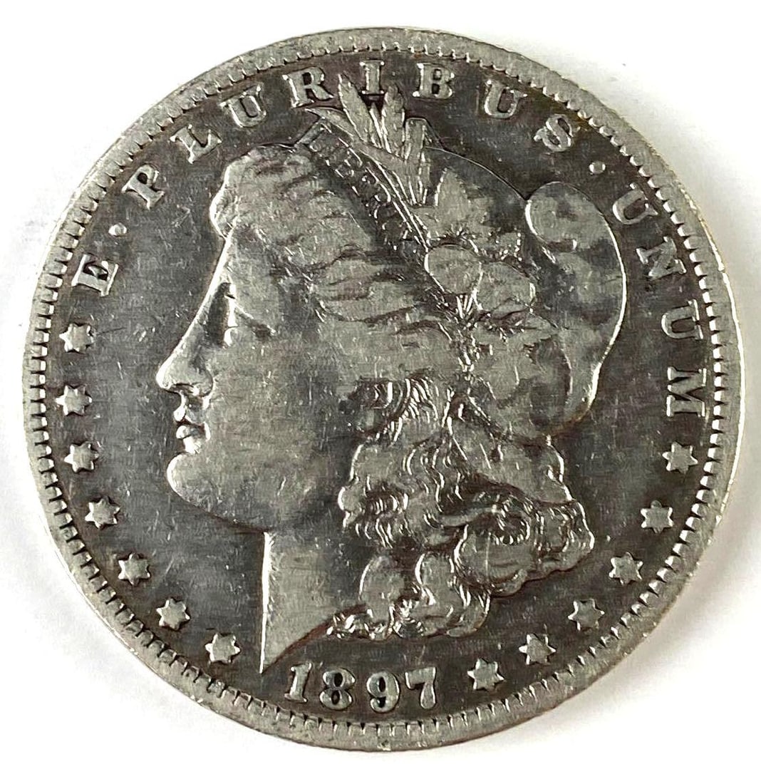 1897 O US Morgan Silver Dollar: 1897 O US Morgan Silver Dollar