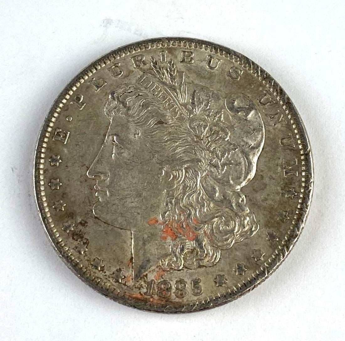 1885 US Morgan Silver Dollar (1 of 2)