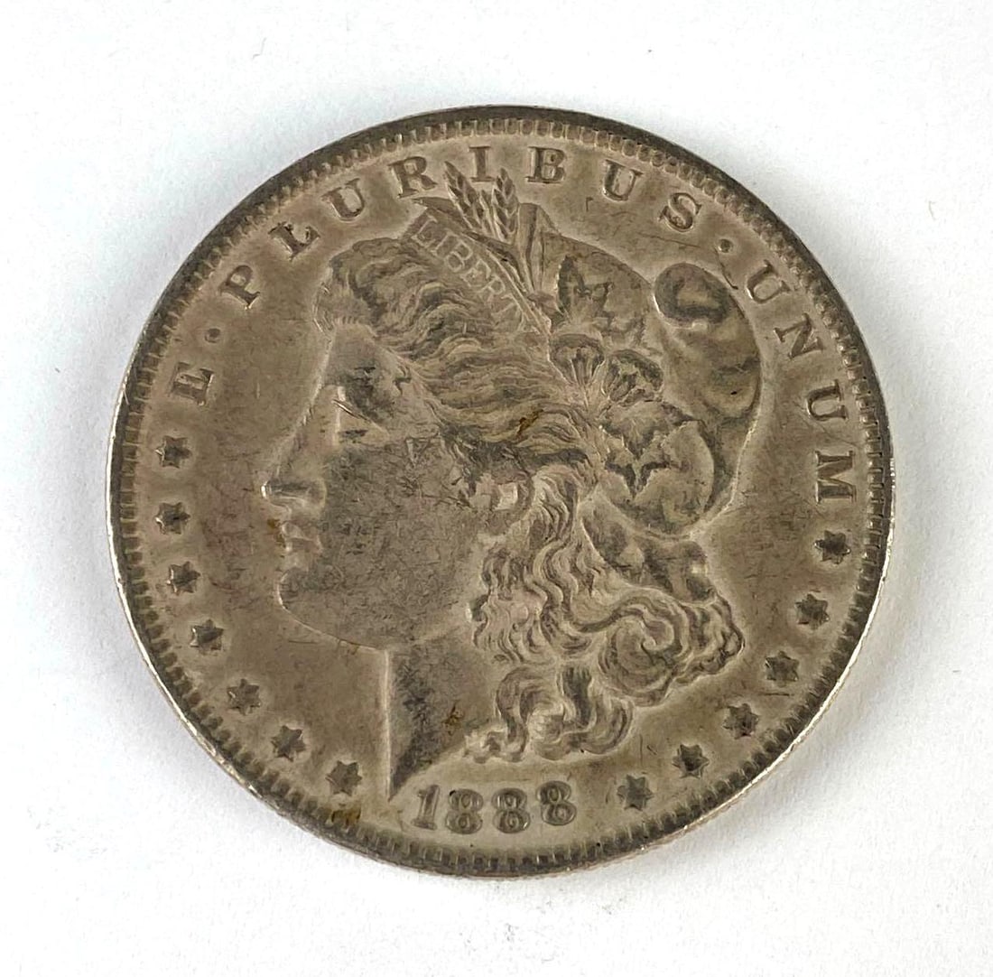 1888 US Morgan Silver Dollar: 1888 US Morgan Silver Dollar