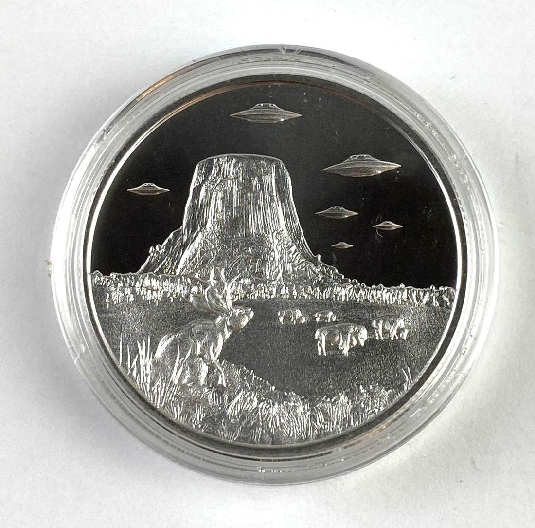 2023 Intaglio 1 Oz .999 Fine Silver Round: 2023 Intaglio 1 Oz .999 Fine Silver Round