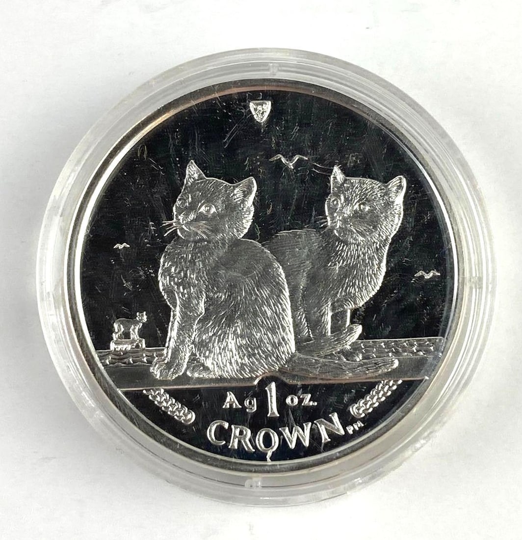 2003 Crown 1 Oz .999 Silver Queen Elizabeth Round (1 of 2)