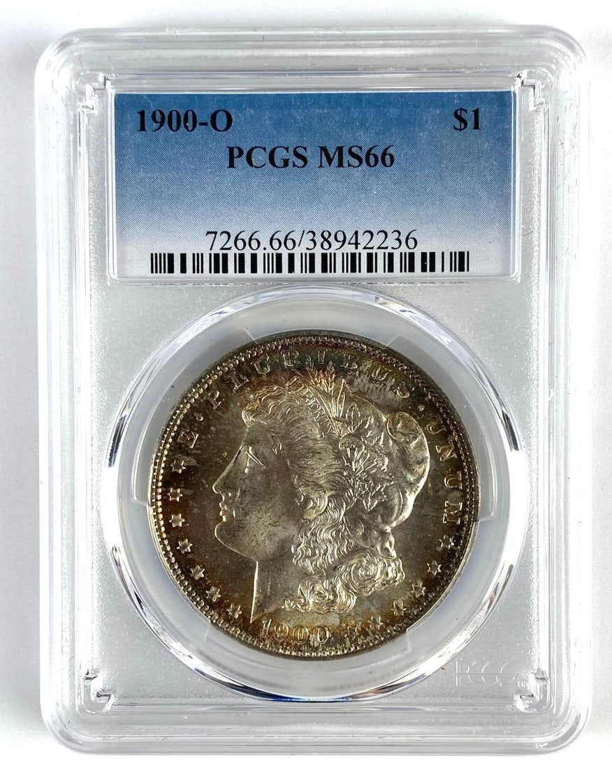 PCGS Graded 1900-O US $1 Morgan Silver Dollar MS66 (1 of 2)