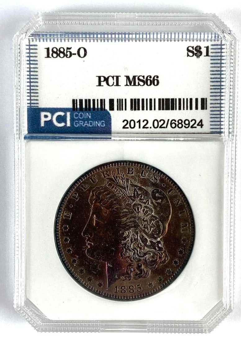PCI Graded 1885-O US $1 Morgan Silver Dollar MS66 (1 of 2)