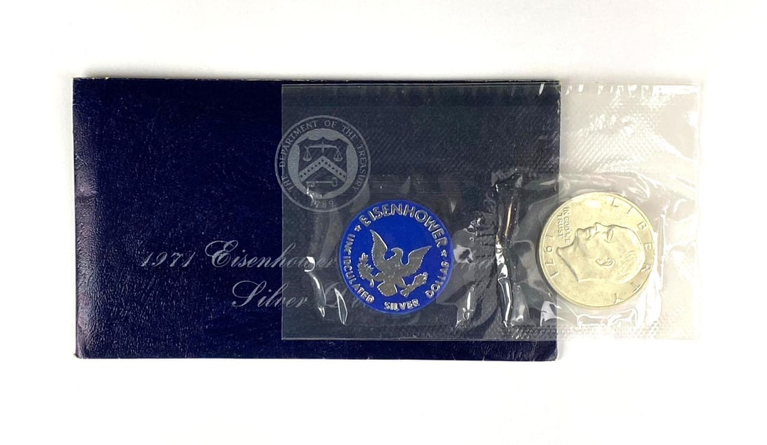 1971 UNC Eisenhower Silver Dollar: 1971 UNC Eisenhower Silver Dollar