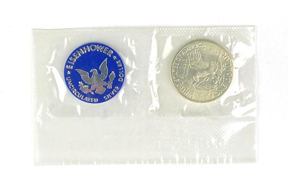 1971 UNC Eisenhower Silver Dollar - 2