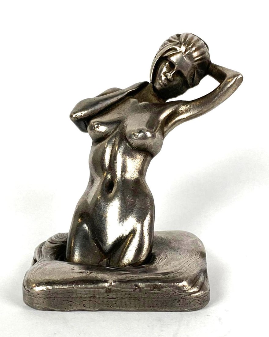 J. CM Nude Woman in Water 6.22 oz .999 Fine Silver Figure: J. CM Nude Woman in Water 6.22 oz .999 Fine Silver Figure