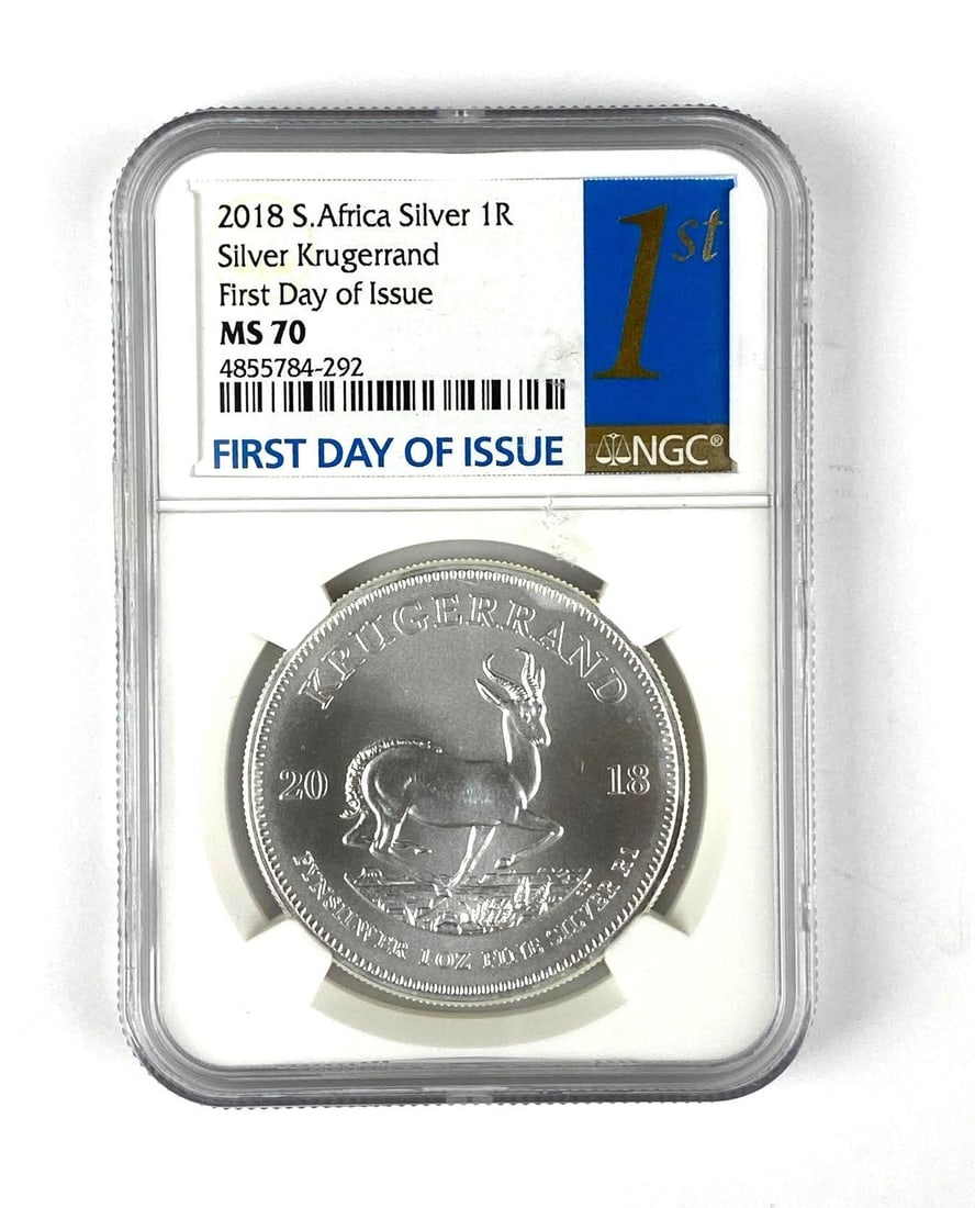 2018 South Africa Krugerrand NGC Graded MS70 (1 of 2)