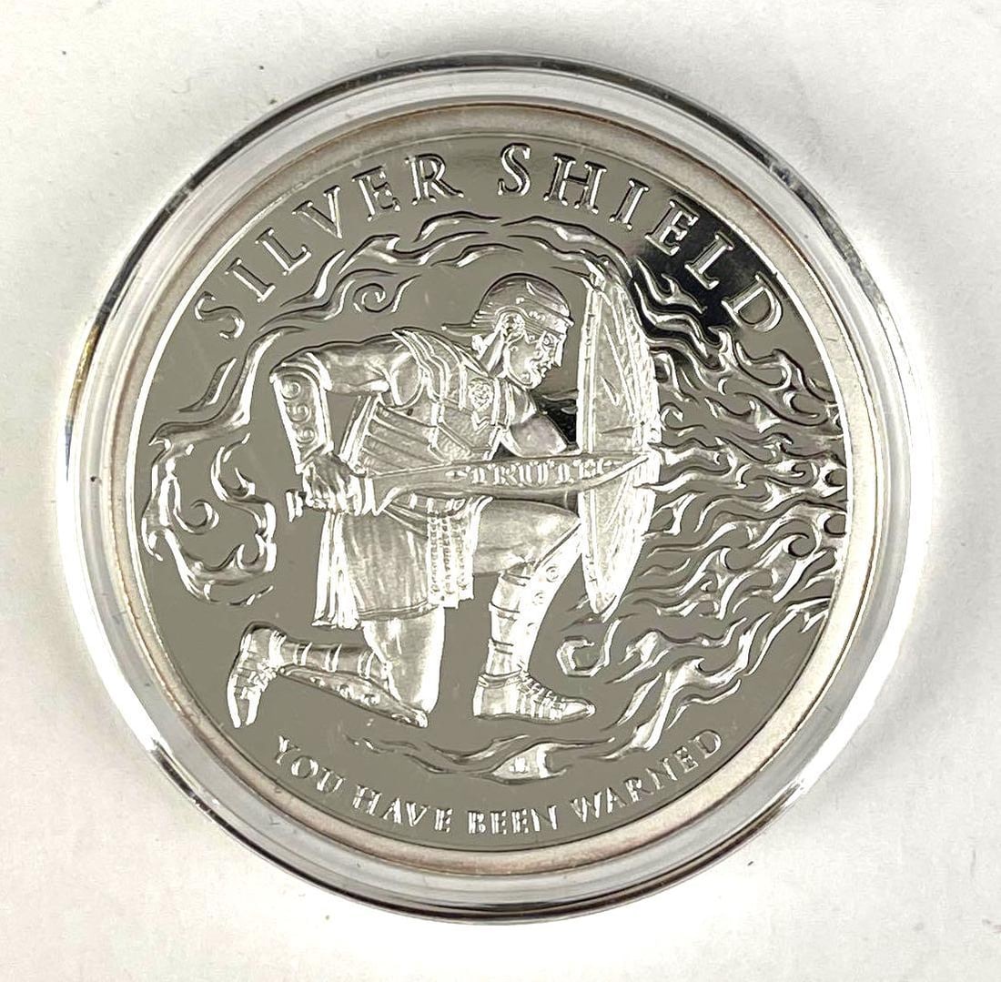 2023 Silver Shield Truth 1 oz .999 Fine Silver Round: 2023 Silver Shield Truth 1 oz .999 Fine Silver Round
