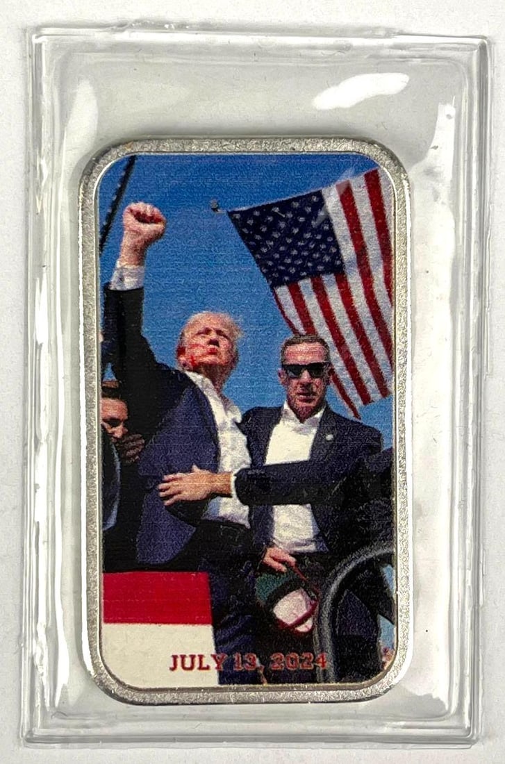 2024 Highland Mint Trump Where People Make A Difference 1 oz .999 Fine Silver Ingot/Bar: 2024 Highland Mint Trump Where People Make A Difference 1 oz .999 Fine Silver Ingot/Bar