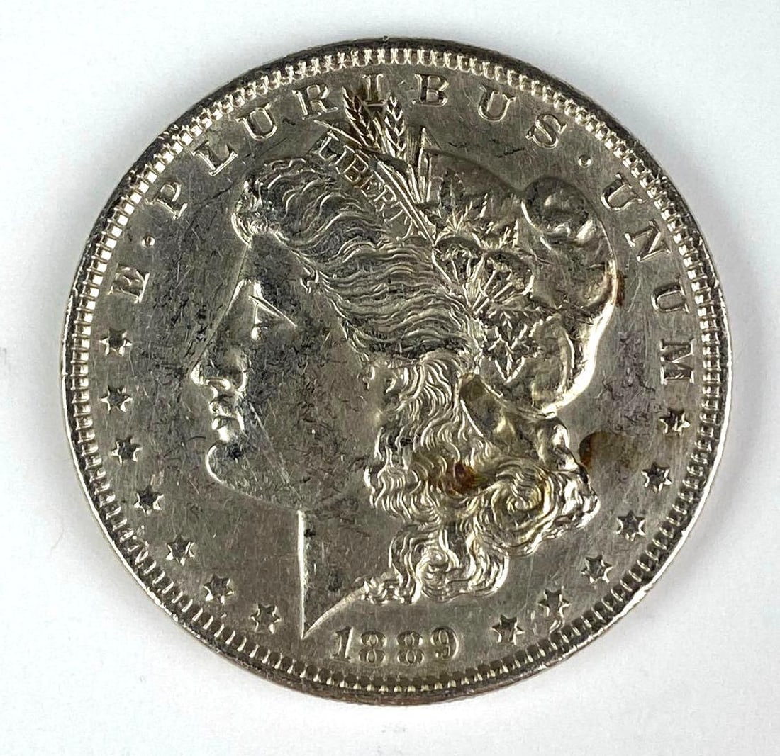 1889 US Morgan Silver Dollar (1 of 2)