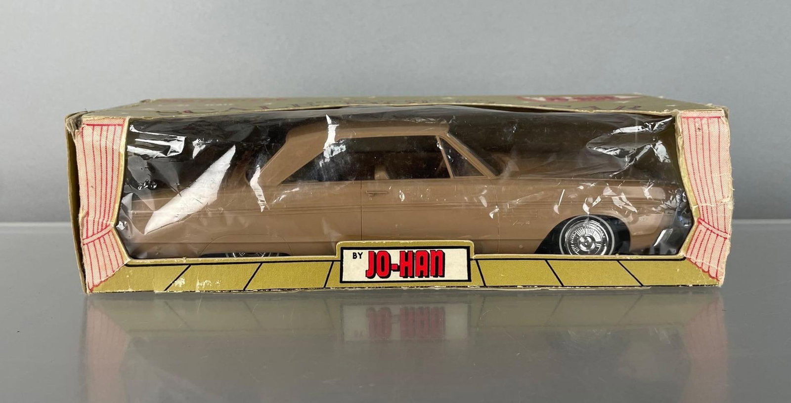 Jo-Han 1965 Plymouth Fury III Hardtop Dealership Promo Car: Tan gold, working friction, original box
