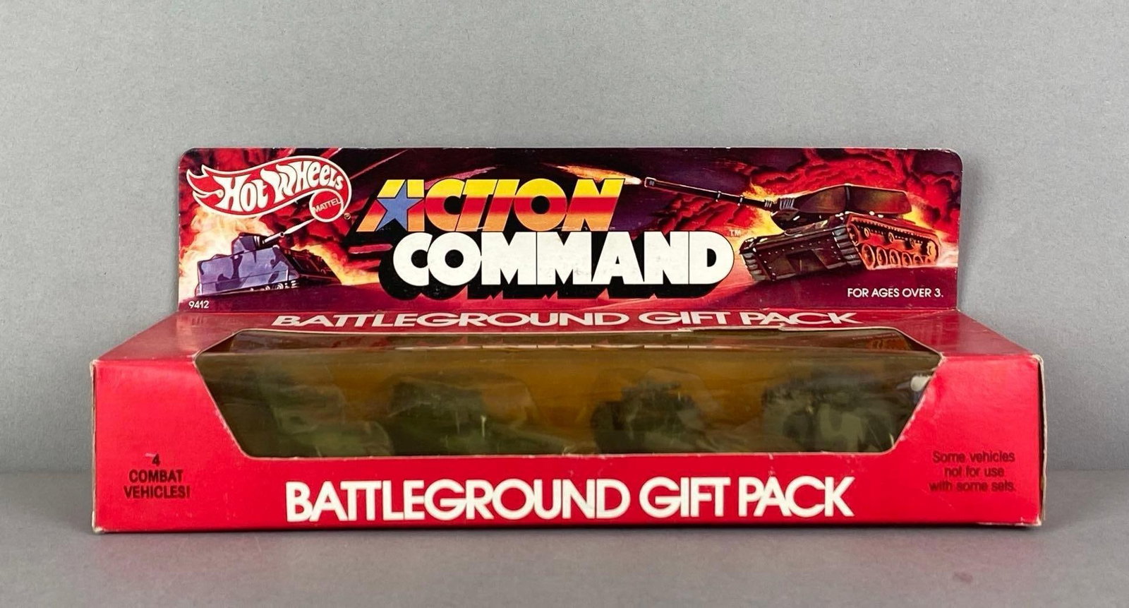 1984 Mattel Hot Wheels Action Command Battleground Gift Pack: Die-Cast, sealed