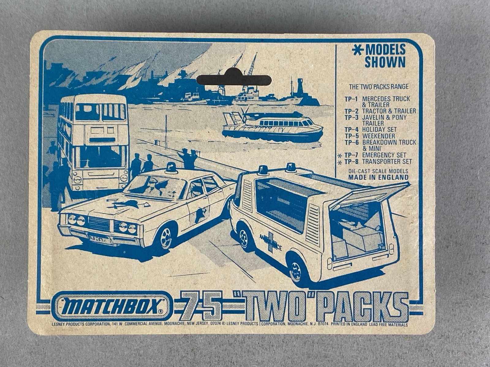 1975 Matchbox 75 Two Packs Weekender - 2