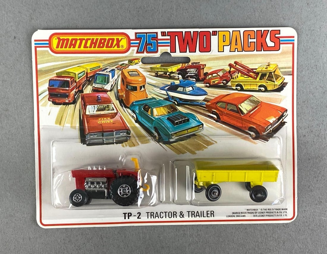 1975 Matchbox 75 Two Packs Tractor and Trailer (1 of 2)