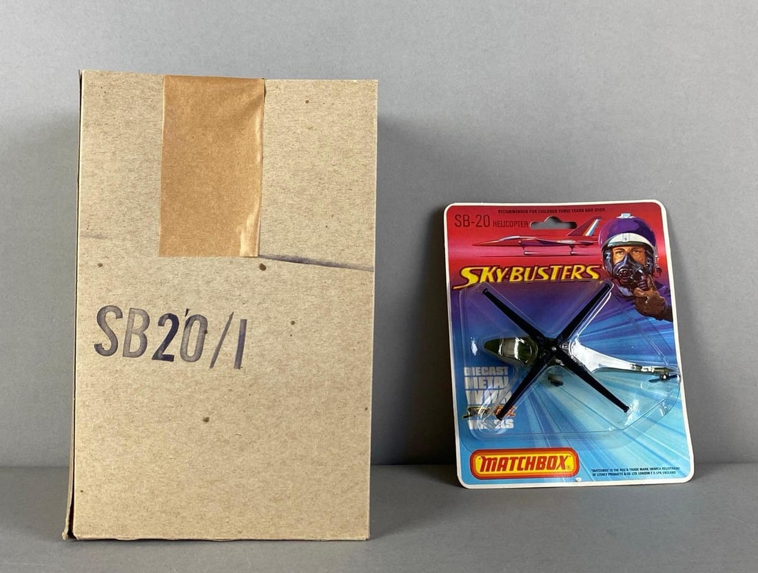 Group of 6 NOS 1977 Matchbox Sky-Busters SB-20 Helicopter (1 of 2)