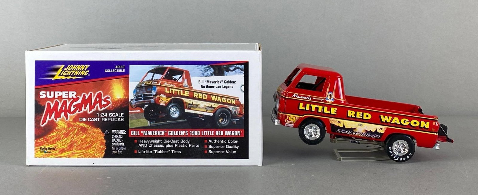 1999 Playing Mantis Johnny Lightning Bill Maverick Goldens 1988 Little Red Wagon: Die-cast, 1/24 scale