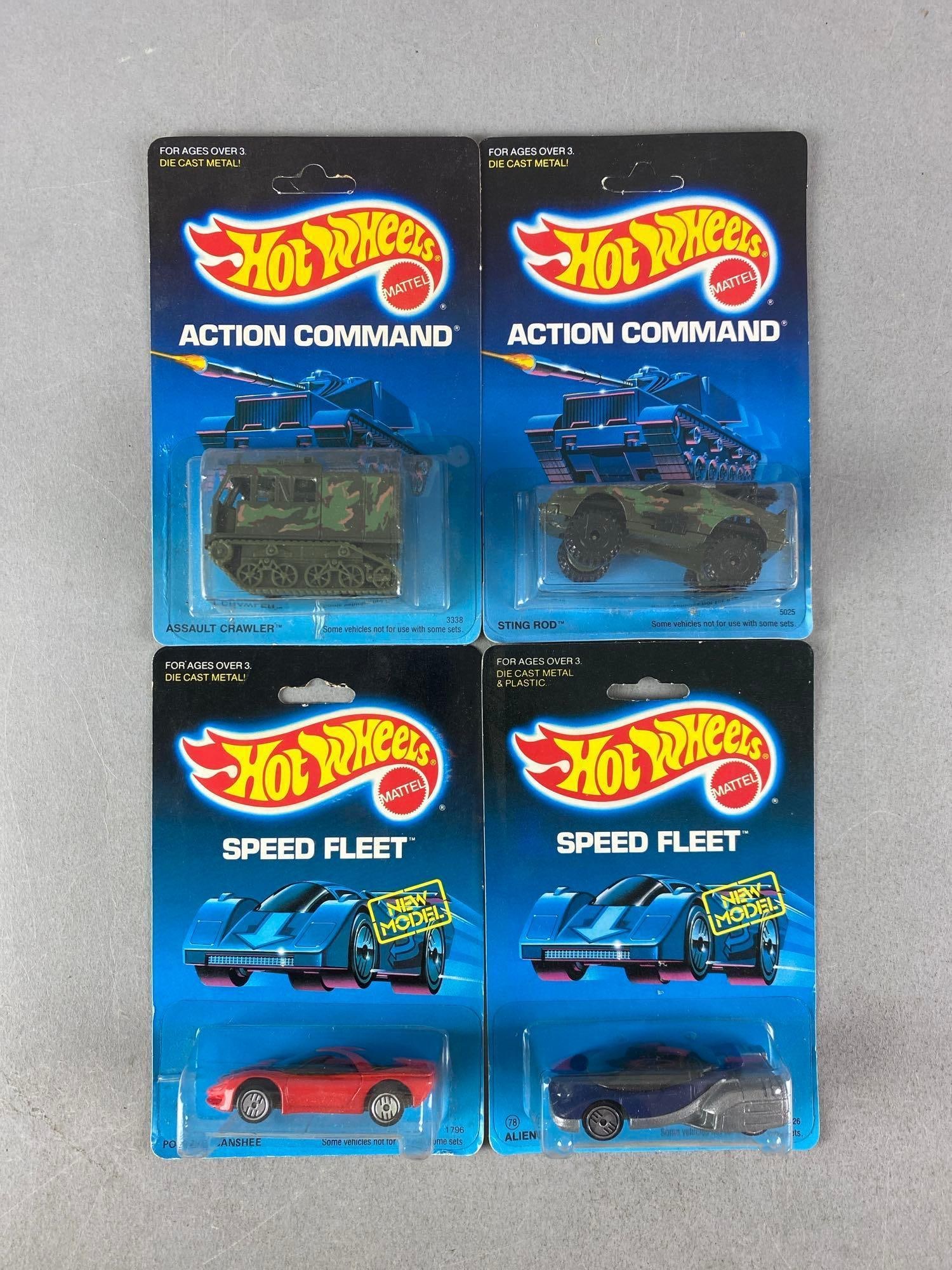 Group of 4 1980s Mattel Hot Wheels Die-Cast Vehicles (1 of 2)