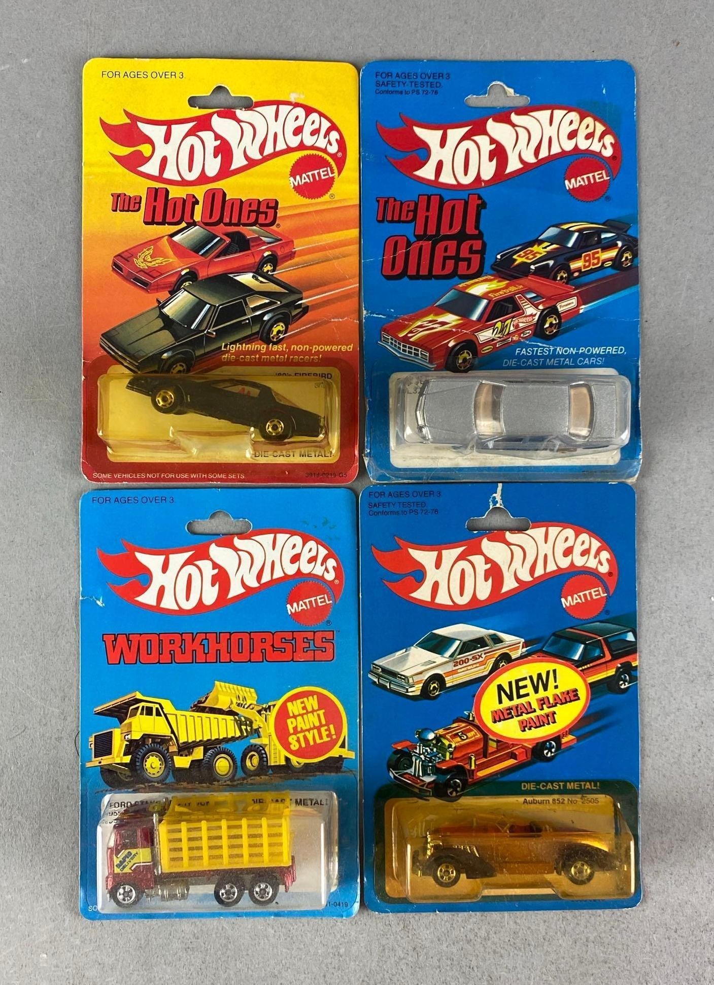 Group of 4 1980s Mattel Hot Wheels Die-Cast Vehicles (1 of 2)