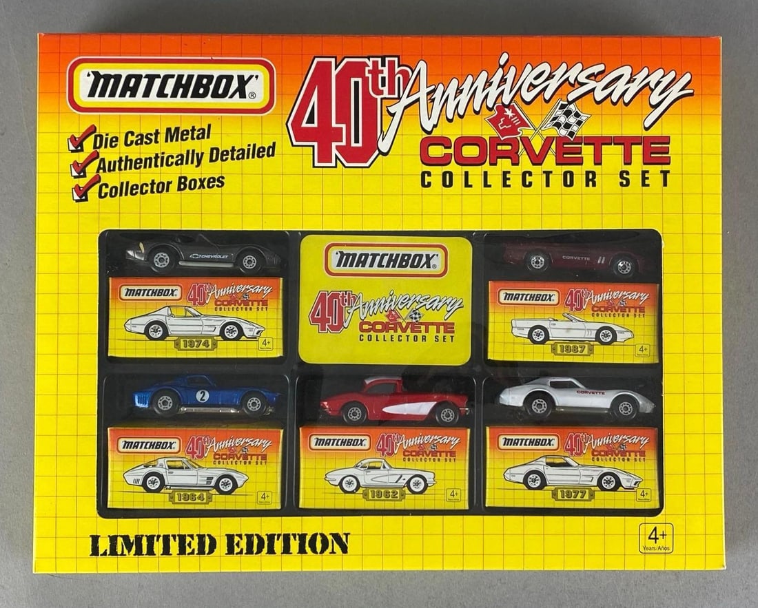 1993 Matchbox 40th Anniversary Corvette Collector Set (1 of 2)