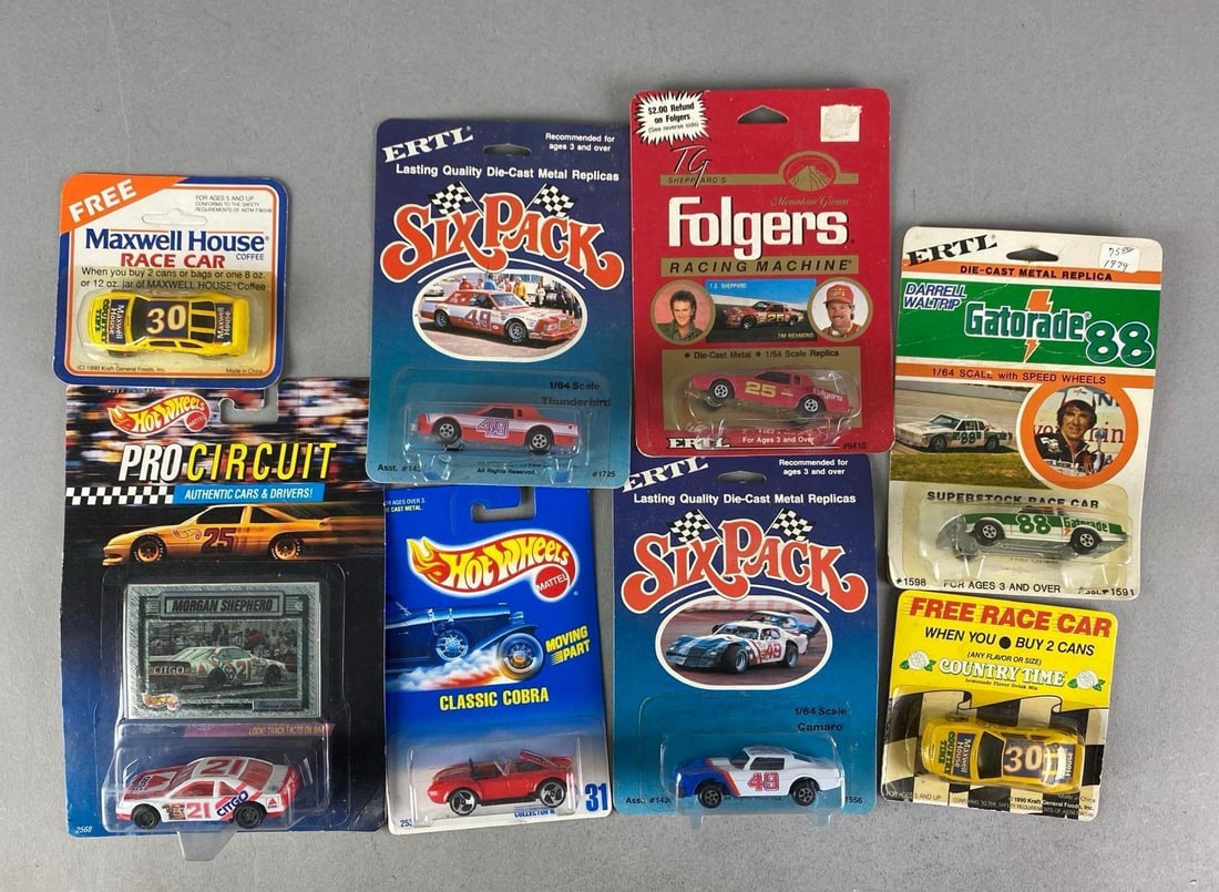 Group of Die-Cast Racing Cars (1 of 3)