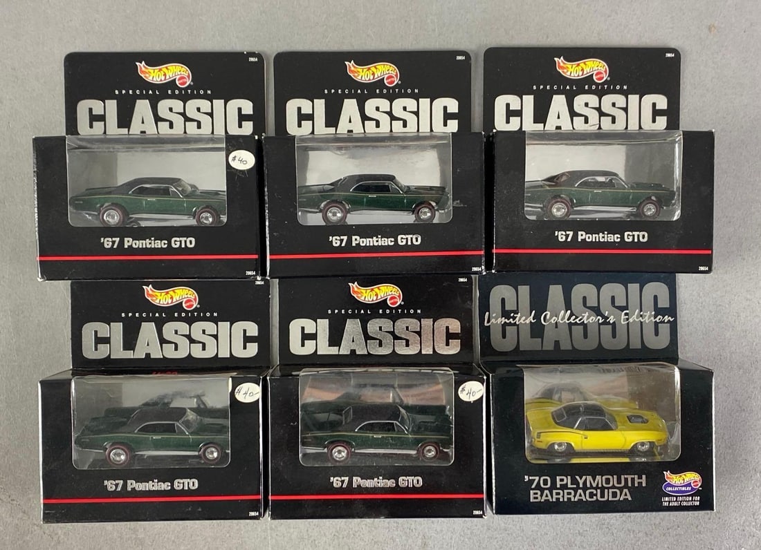 Group of Mattel Hot Wheels Classic Cars (1 of 2)