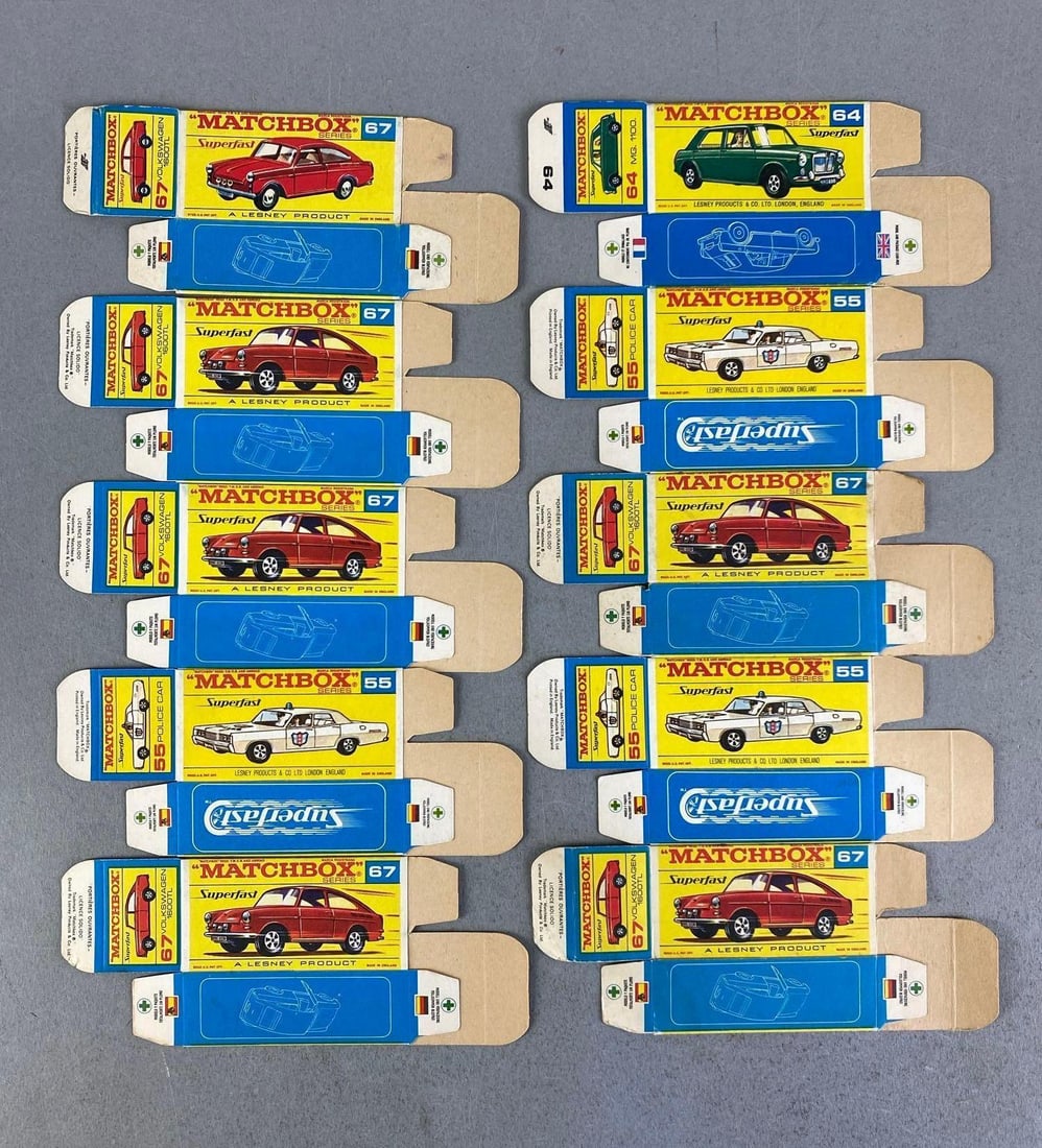 Group of Lesney Matchbox F Type Boxes (1 of 1)