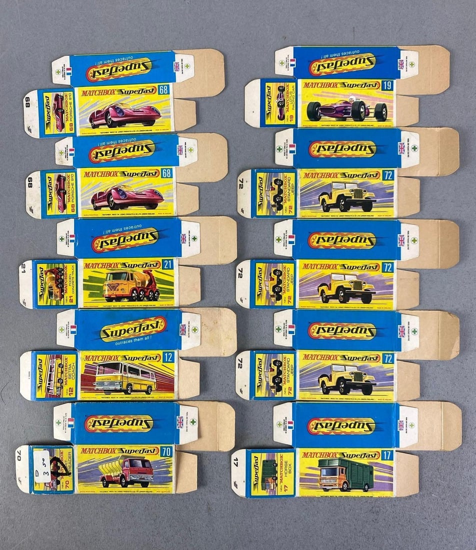Group of Lesney Matchbox G Type Boxes (1 of 1)