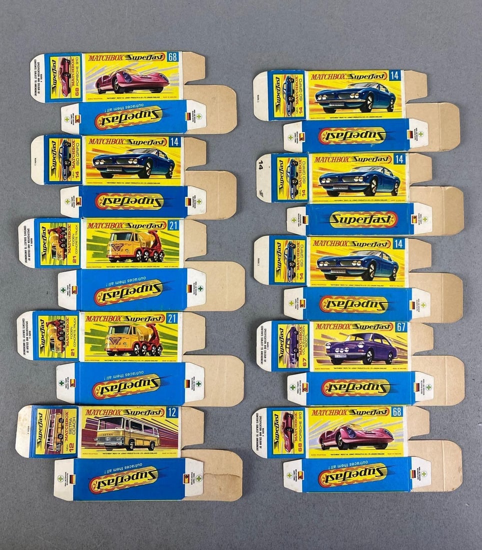 Group of Lesney Matchbox G Type Boxes (1 of 1)