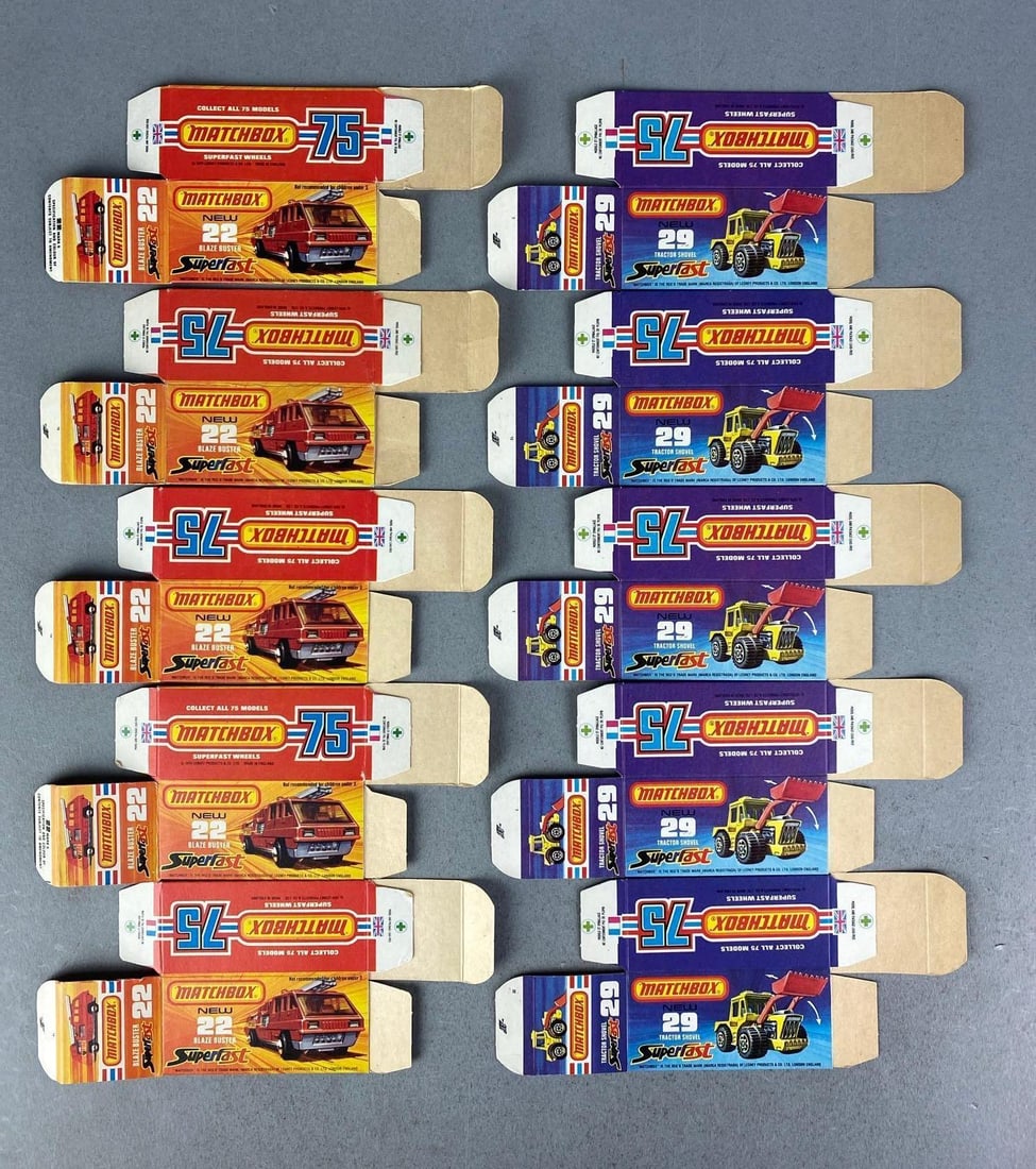 Group of Lesney Matchbox J Type Boxes (1 of 1)