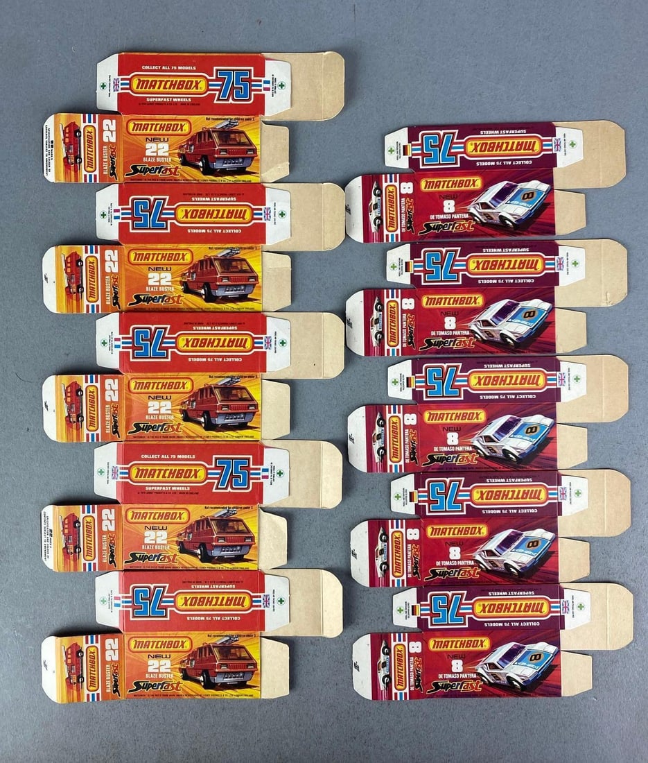 Group of Lesney Matchbox J Type Boxes (1 of 1)