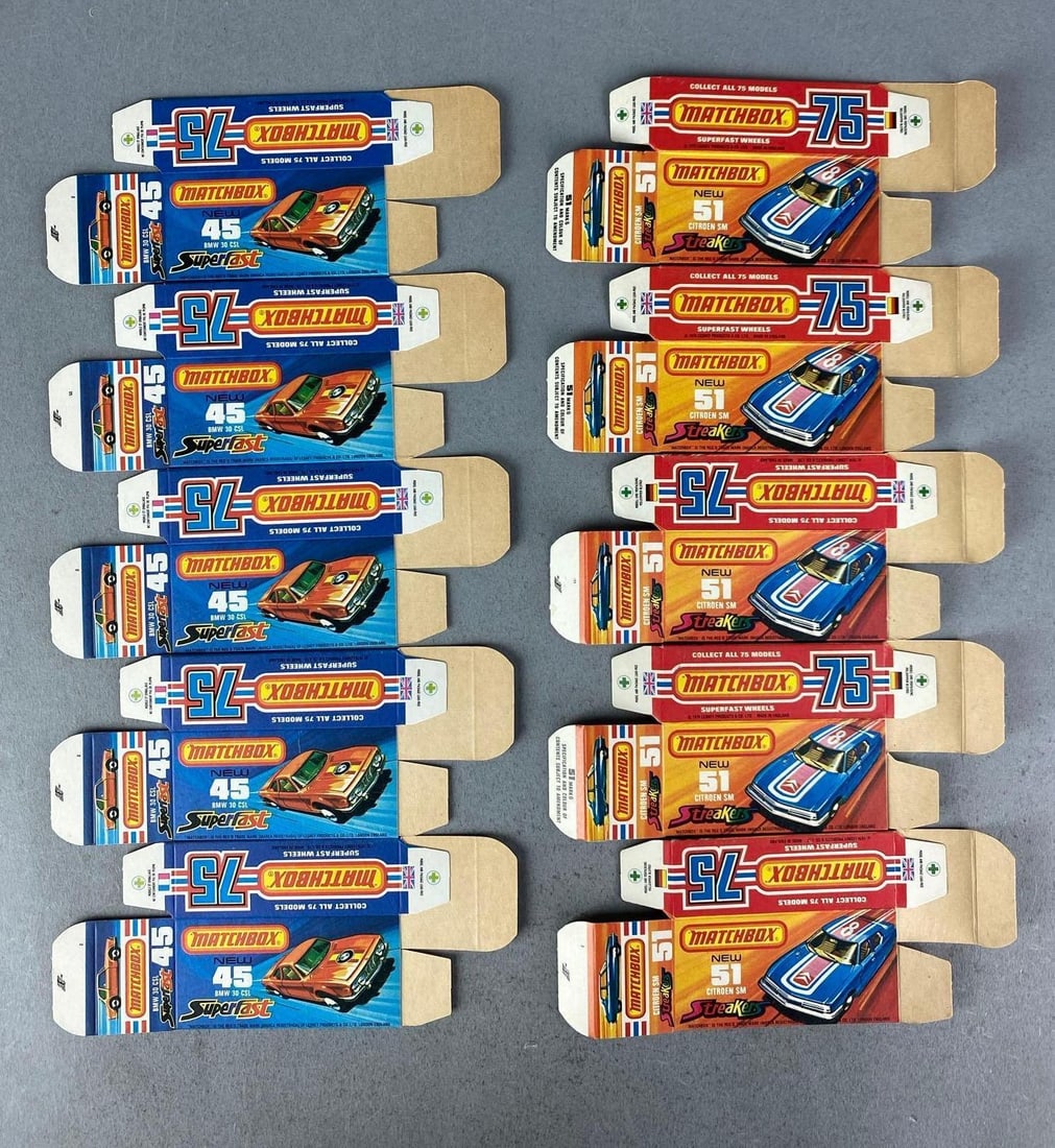 Group of Lesney Matchbox J Type Boxes (1 of 1)
