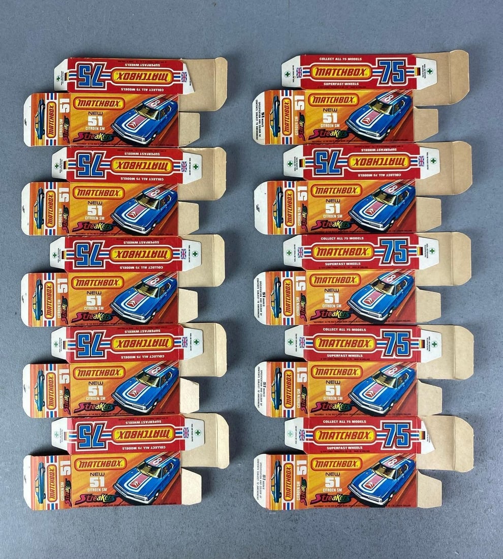 Group of Lesney Matchbox J Type Boxes (1 of 1)
