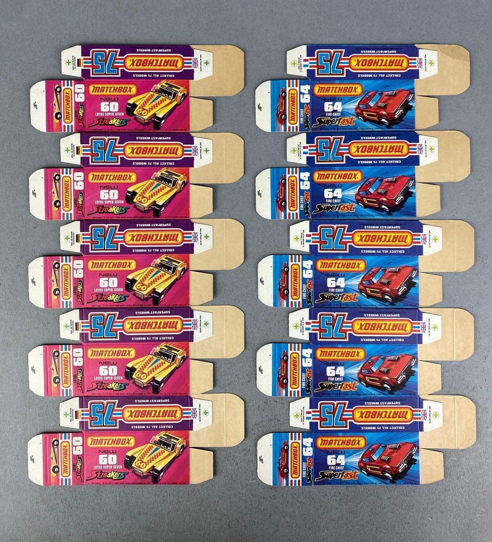 Group of Lesney Matchbox J Type Boxes (1 of 1)