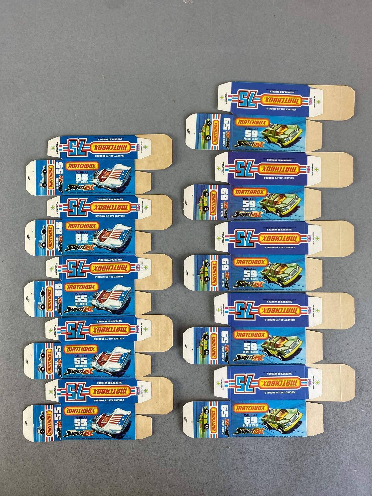 Group of Lesney Matchbox J Type Boxes (1 of 1)