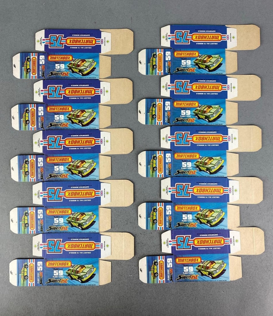 Group of Lesney Matchbox J Type Boxes (1 of 1)