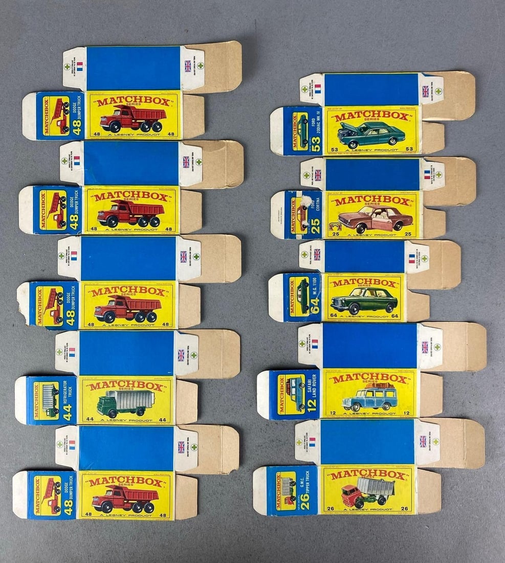 Group of Lesney Matchbox E Type Boxes (1 of 1)