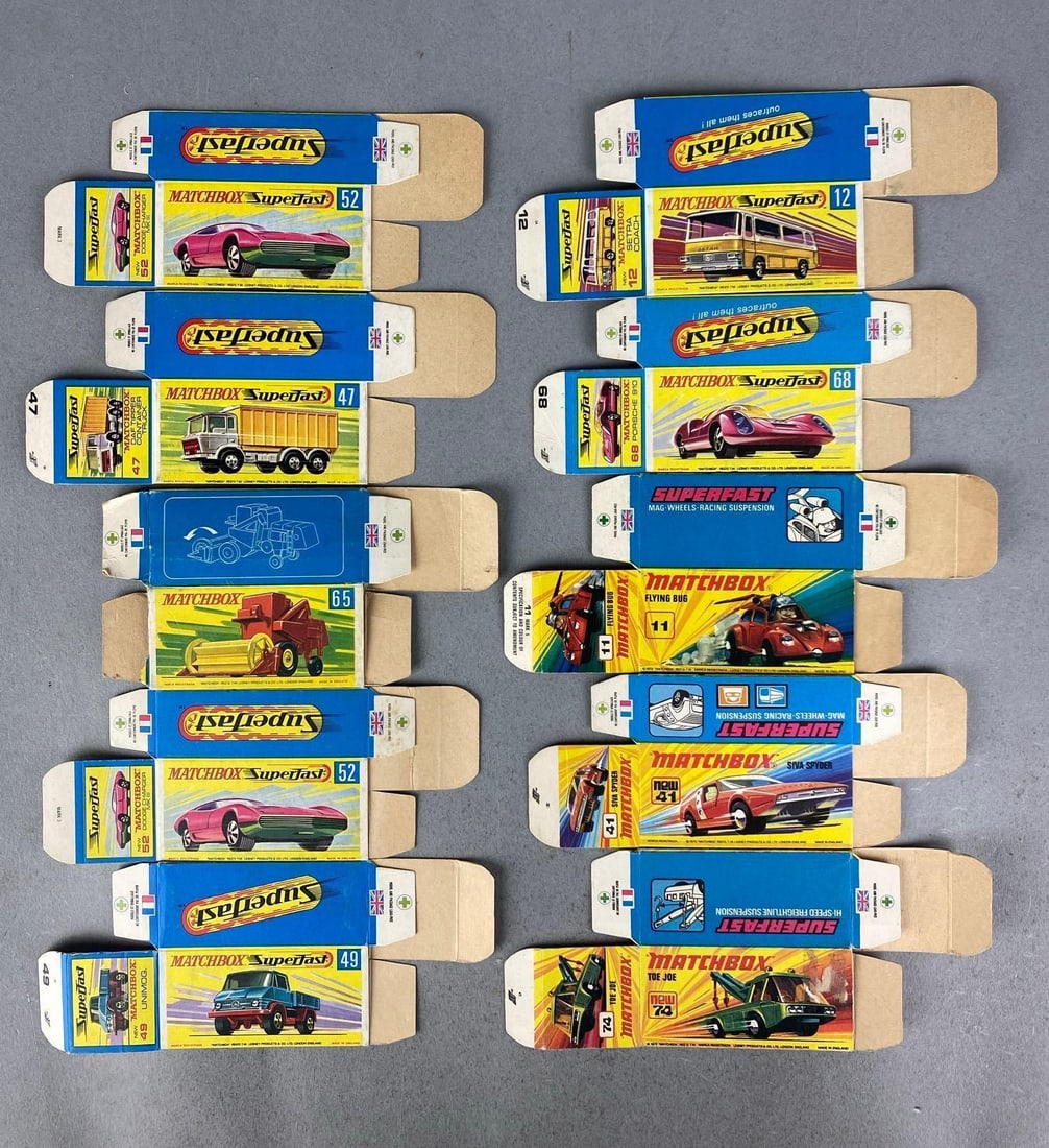Group of Lesney Matchbox G / H Type Boxes (1 of 1)