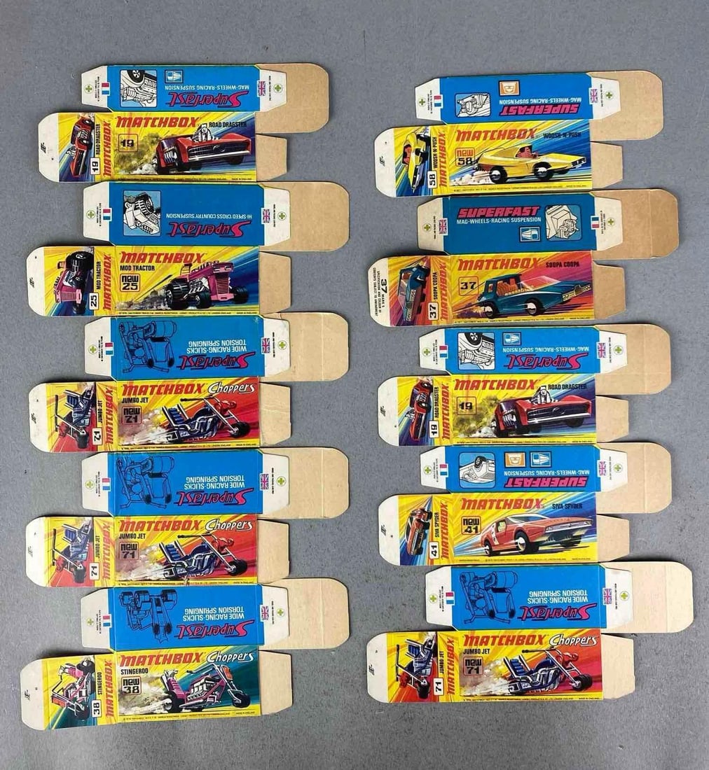 Group of Lesney Matchbox Assorted Type Boxes (1 of 1)