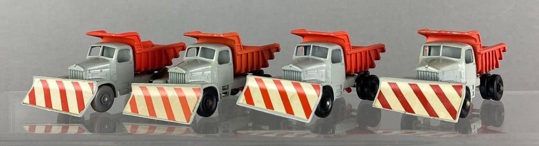 Group of 4 Matchbox No. 16 Snow Plough (1 of 4)