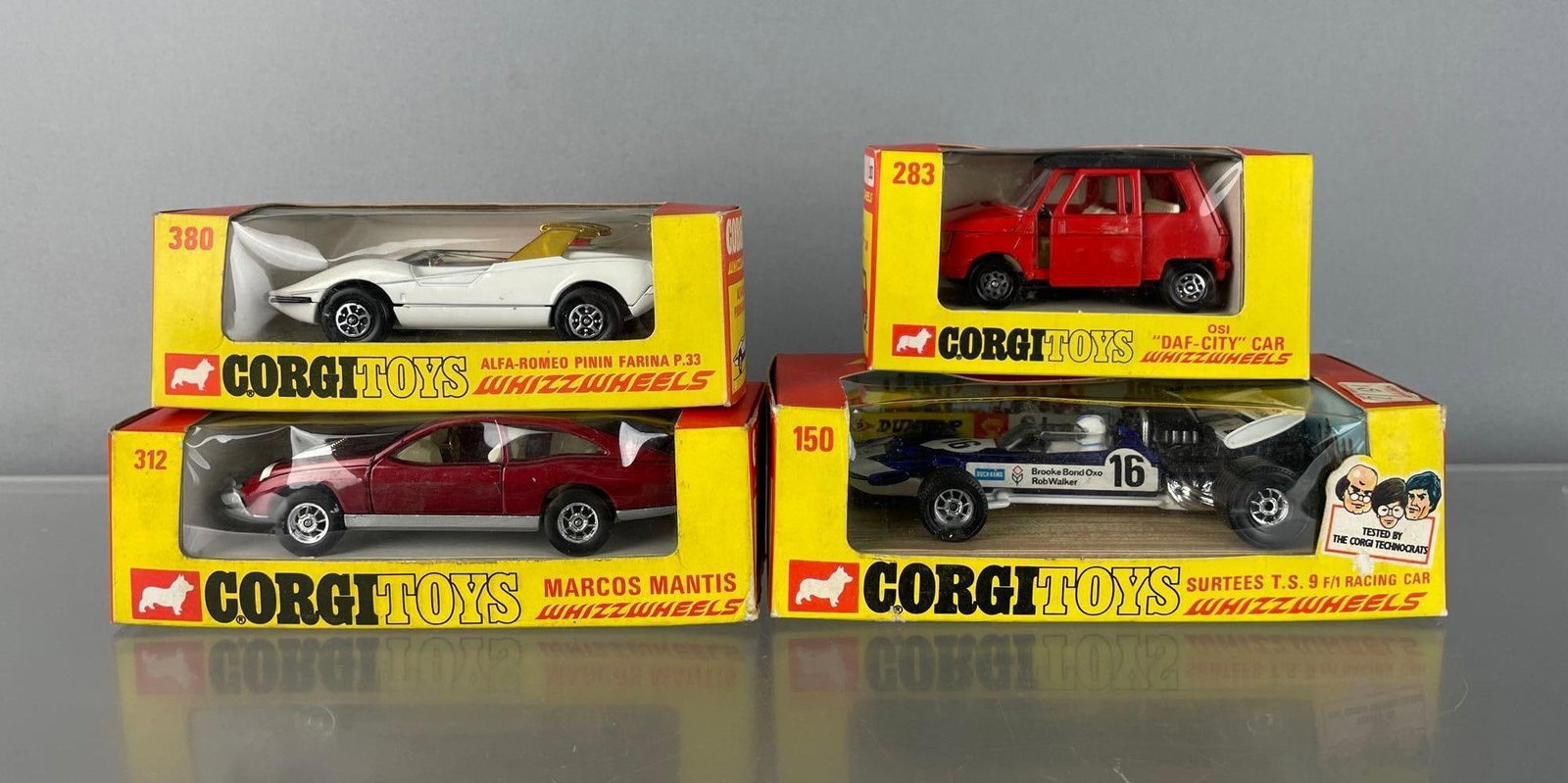 Group of Corgi Toys Whizzwheels Die-Cast Cars (1 of 3)