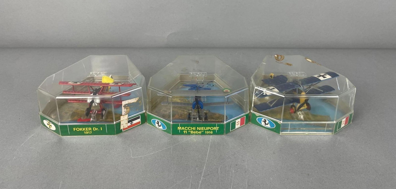 Group of Edison Air Line H.F. Heroes Wings Die-Cast Fighter Planes (1 of 3)