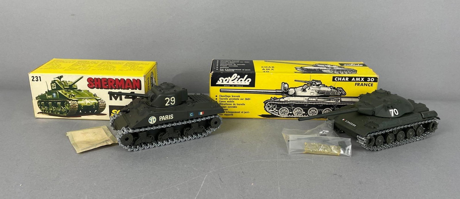 Group of 2 Solido Die-Cast WW2 Tanks (1 of 4)