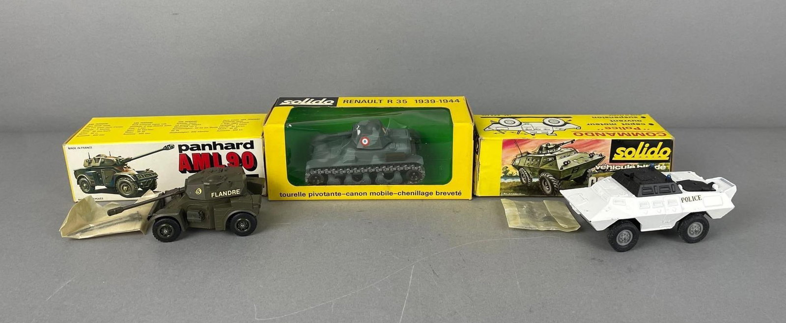 Group of 3 Solido Die-Cast Military Vehicles (1 of 3)