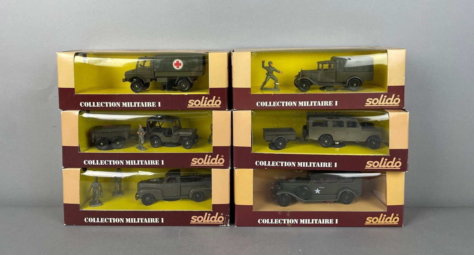 Group of Solido Die-Cast Military Vehicles (1 of 2)
