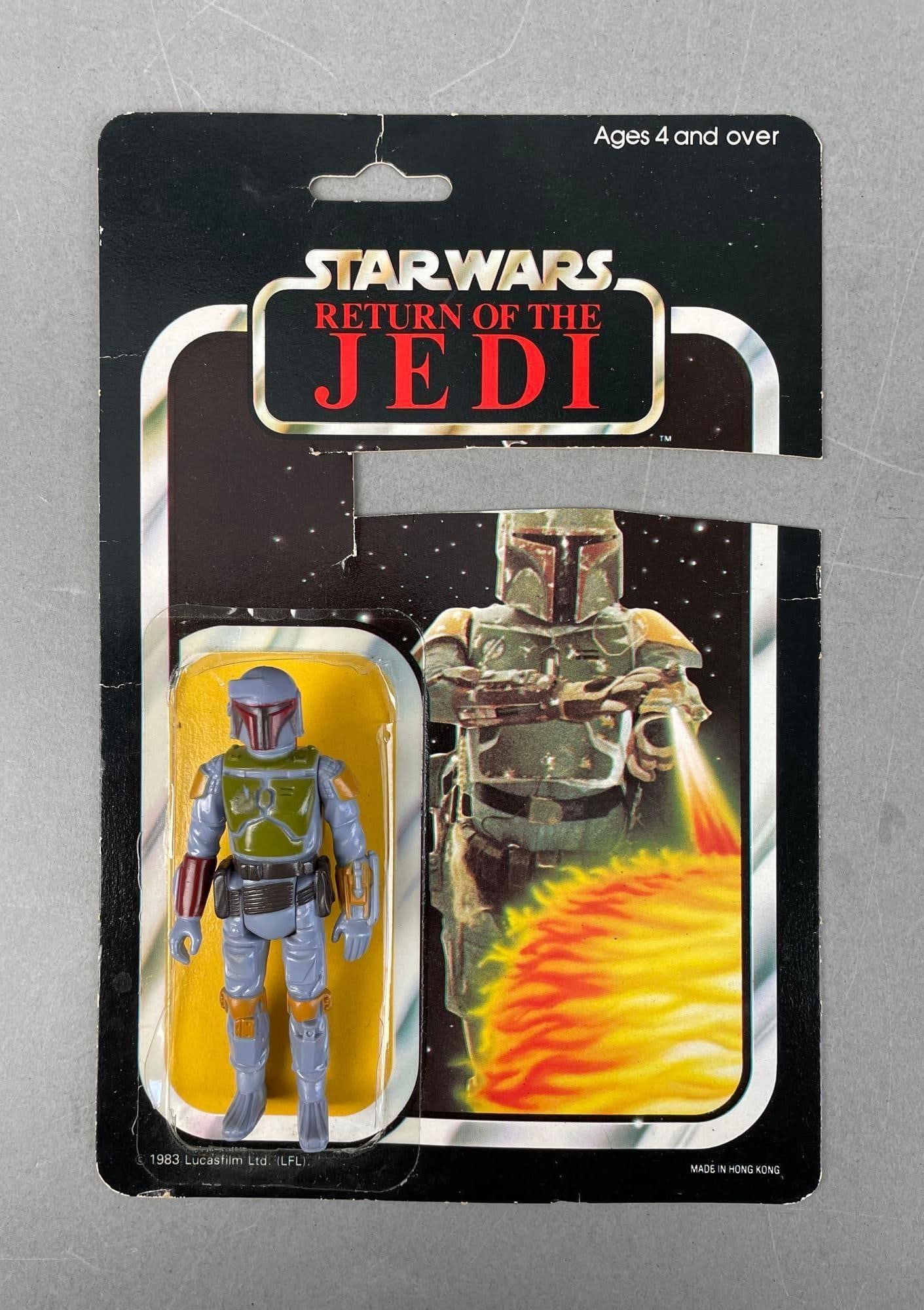 1983 Kenner Star Wars Return of the Jedi Boba Fett Action Figure: Includes cardback