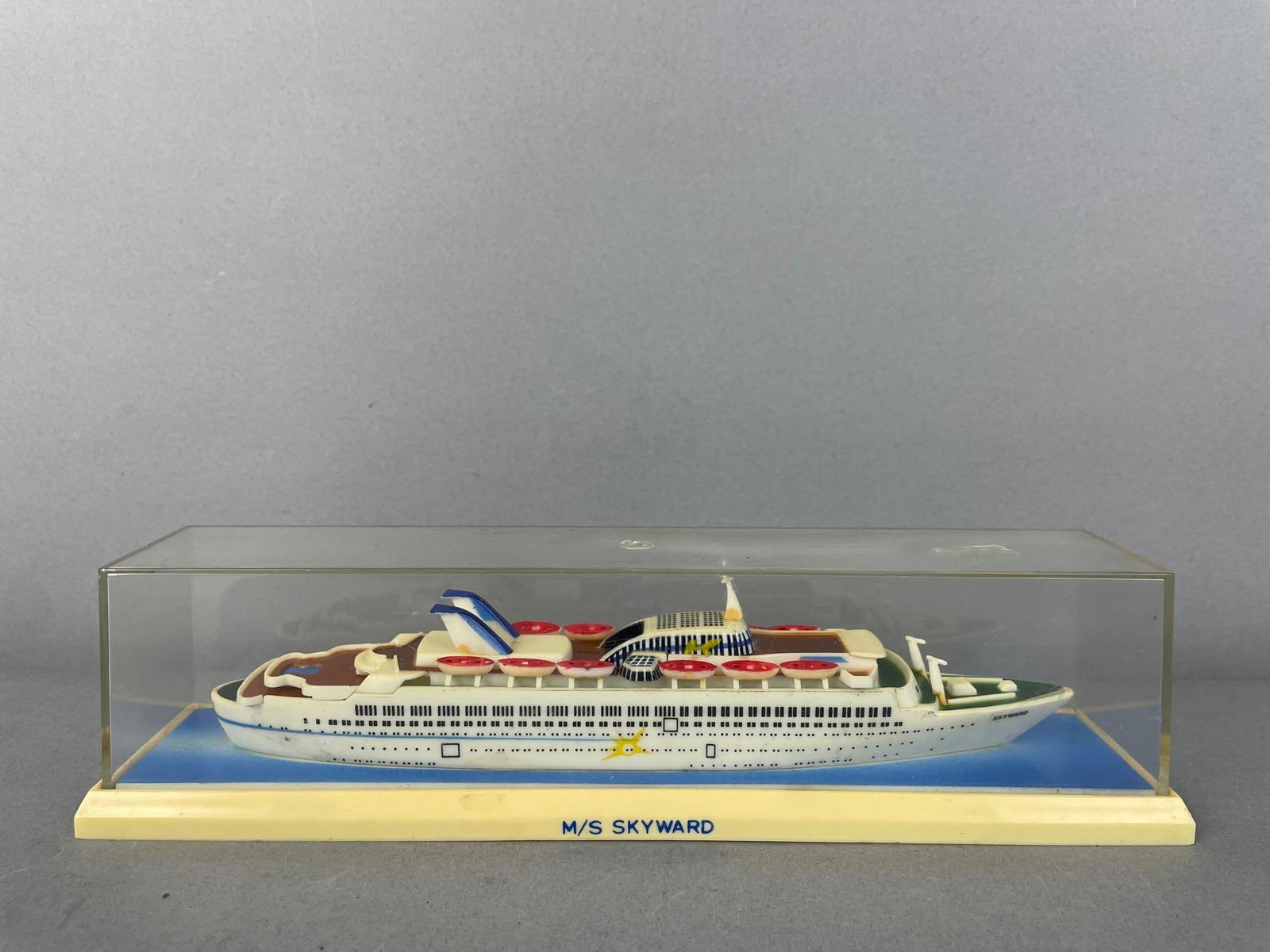 Vintage M/S Skyward Plastic Model Ship - 2