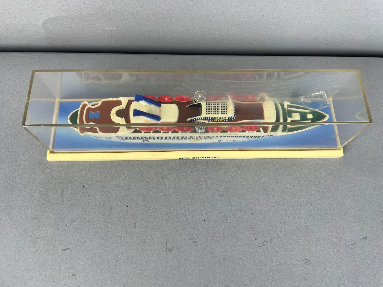 Vintage M/S Skyward Plastic Model Ship - 3