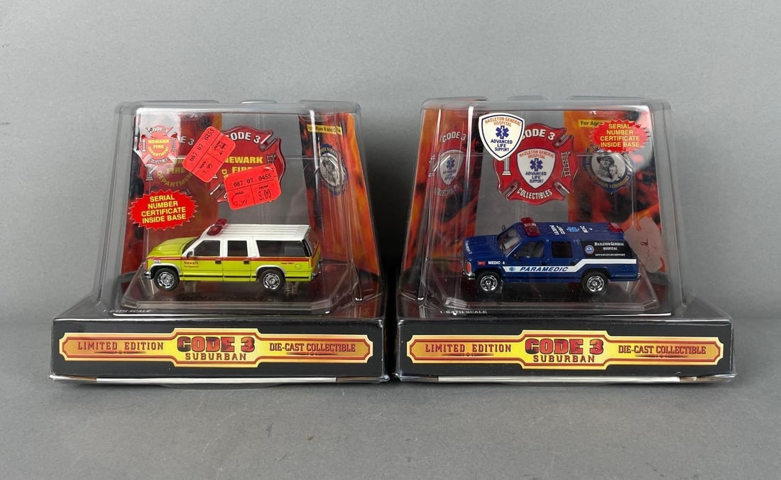 Group of 2 LE Die-Cast Code 3 Suburbans (1 of 2)