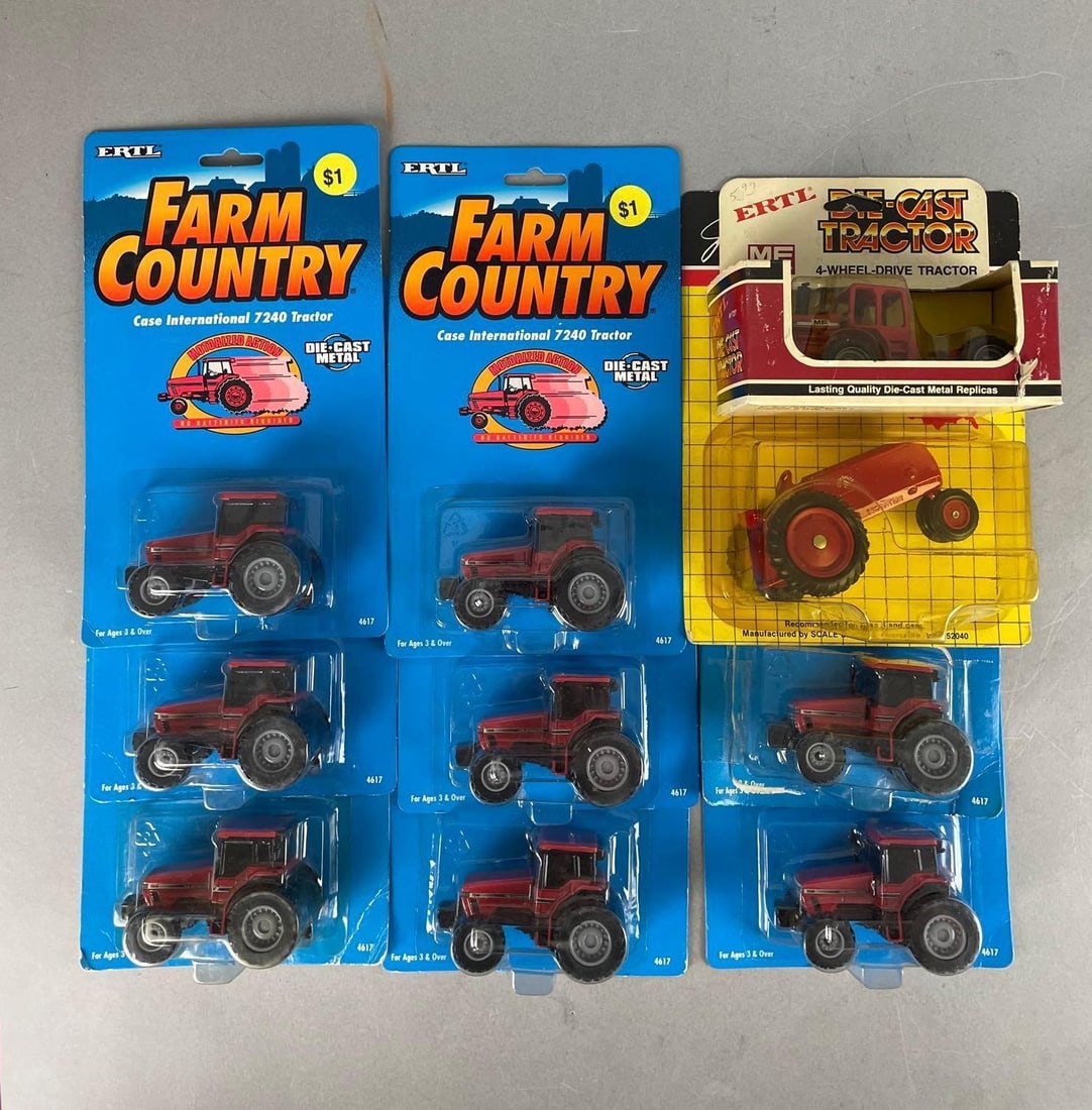 Group of Ertl Farm Country Die-Cast Tractors (1 of 2)