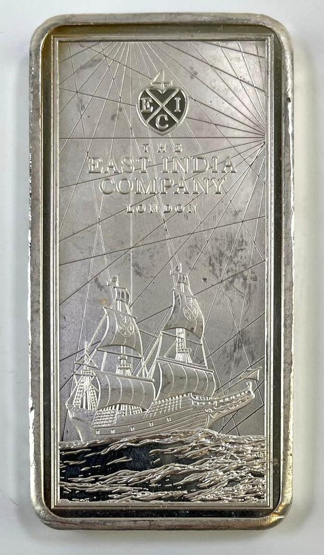 250 Gram St Helena East India Company .999 Silver Bar (1 of 2)